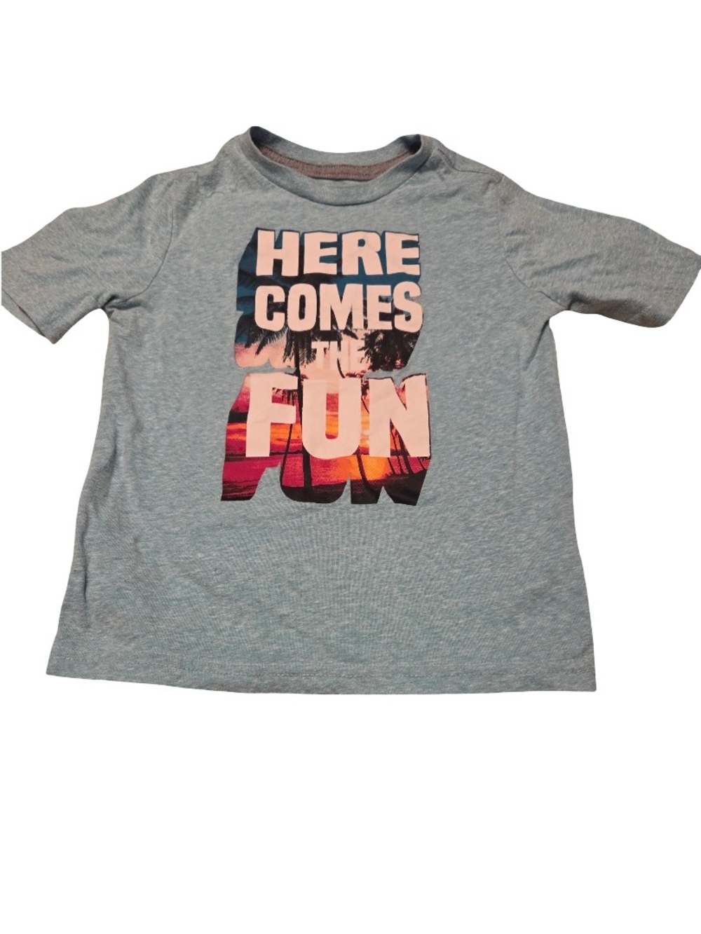 Garanimals  Tee with 'Here Comes The Fun' Sunset Graphic
